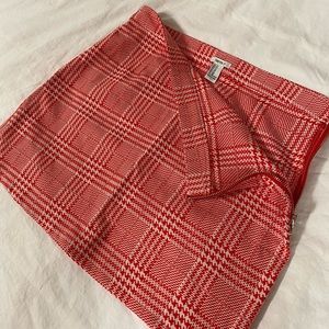 Red Block Skirt
